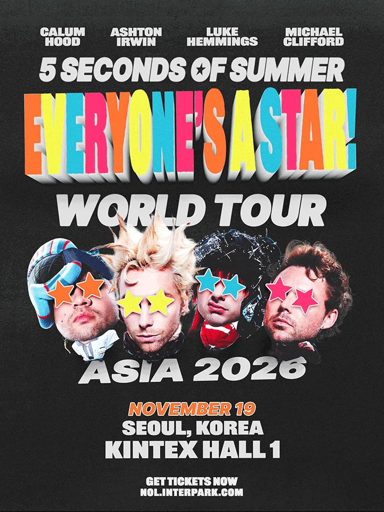 5 Seconds Of Summer Tour Poster