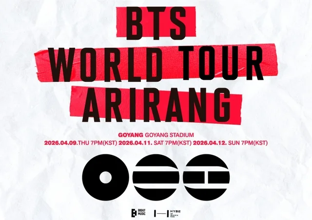 BTS WORLD TOUR 'ARIRANG' IN GOYANG 공식 포스터