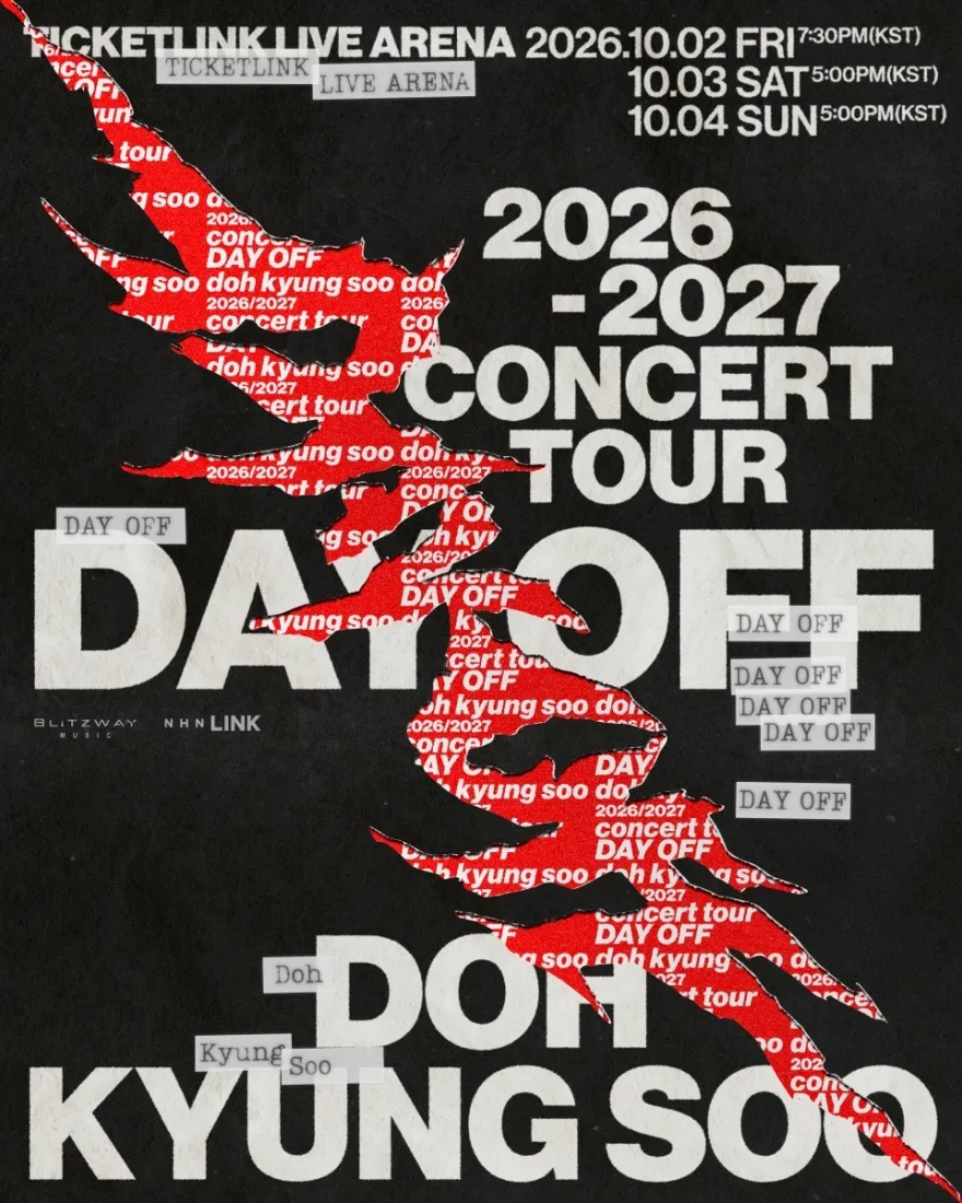 Official poster for 2026-2027 DOH KYUNG SOO CONCERT TOUR [DAY OFF] IN SEOUL