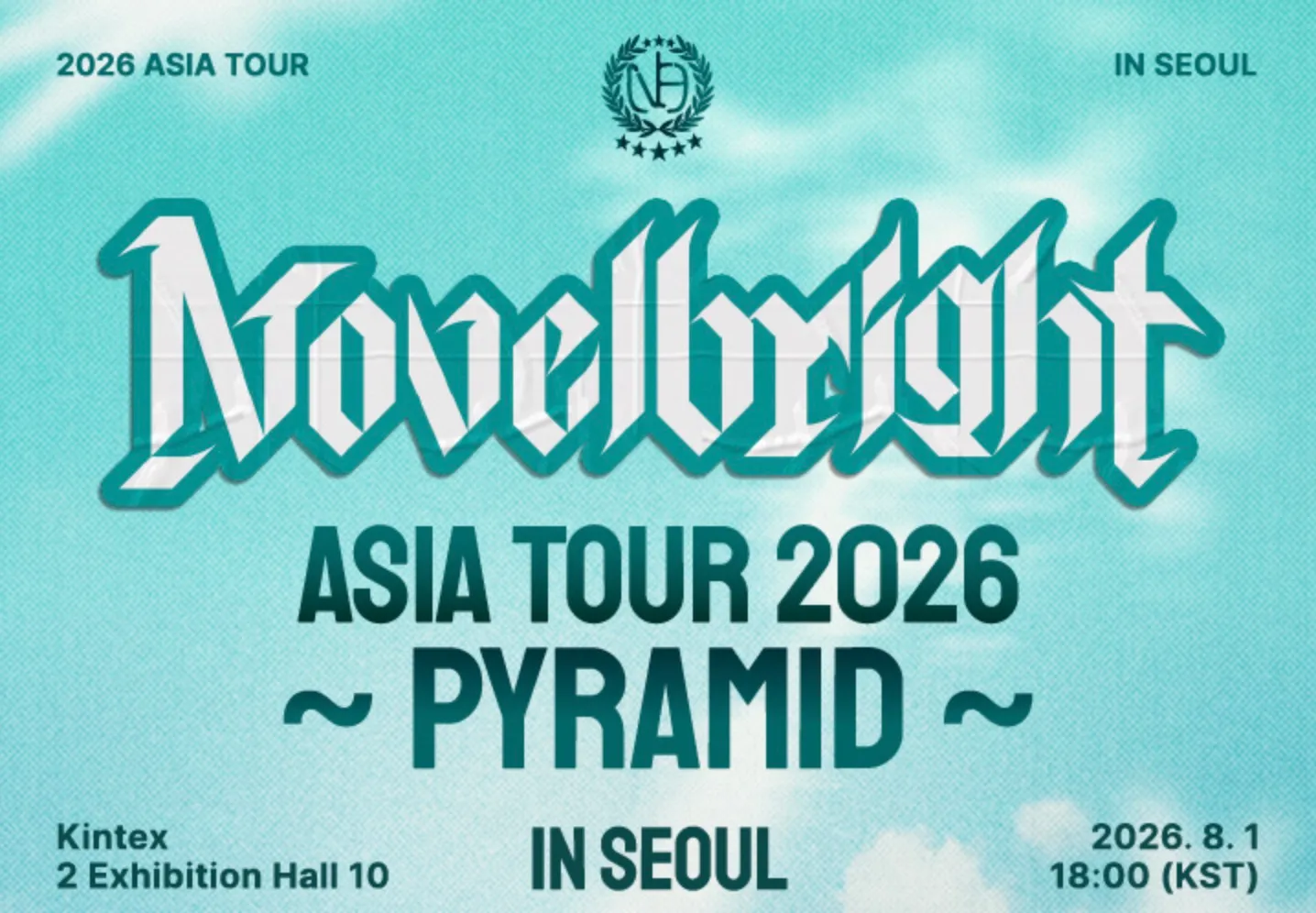 Novelbright ASIA TOUR 2026 PYRAMID in SEOUL Official Poster